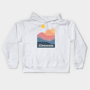 Nature is calling me Lets go Somewhere Kids Hoodie
